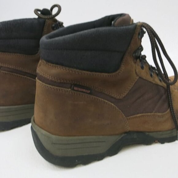 Schmidt Waterproof Nubuck Leather Boots Shoes Mens Work Footwear sz 13 - Picture 4 of 9